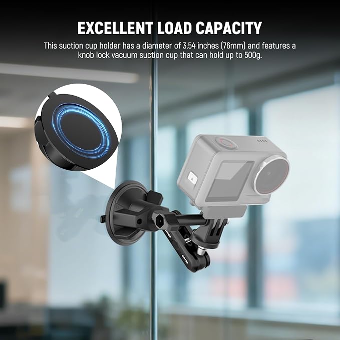 NEEWER Suction Cup Phone Holder & Camera Mount Compatible - Image 3