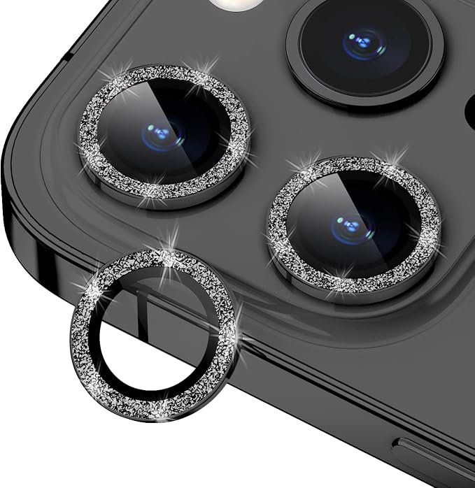 for iPhone 14 Pro/14 Pro Max Camera Lens Protector Bling, 9H Hardness by Xfilm