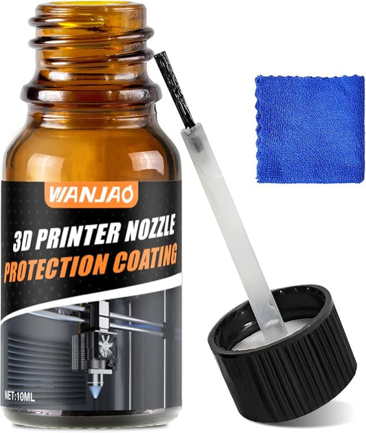 3D Printer Nozzle Protection Coating, 3D Printer Nozzle Cleaner High Temperature by Unknown