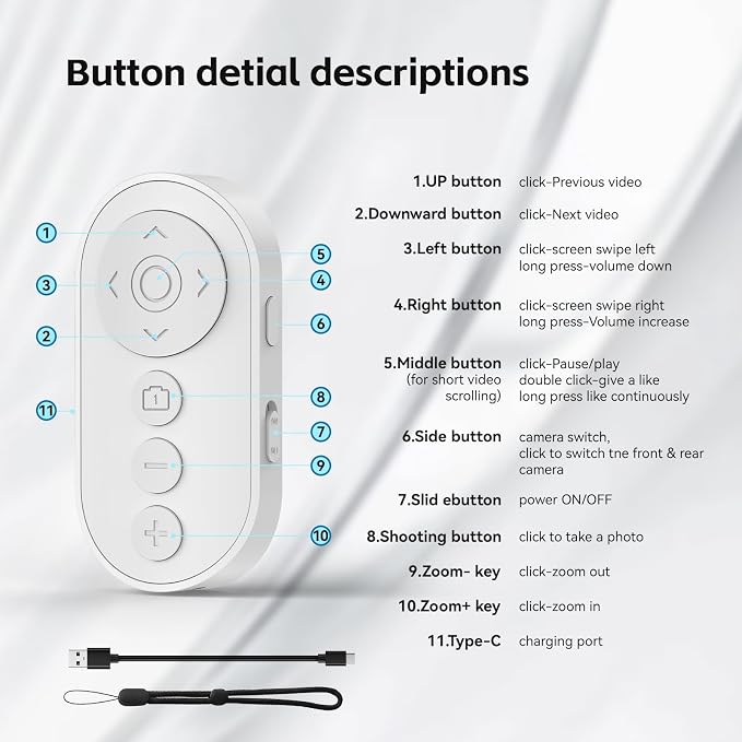 Wireless Camera Remote with Zoom/Switch - Image 7