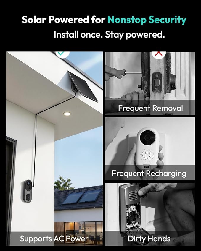 BOTSLAB 5MP Doorbell Camera Wireless - Image 2