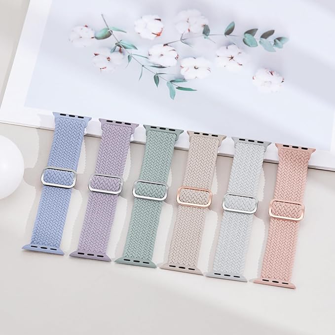 6 Pack Braided Stretchy Bands Compatible - Image 6