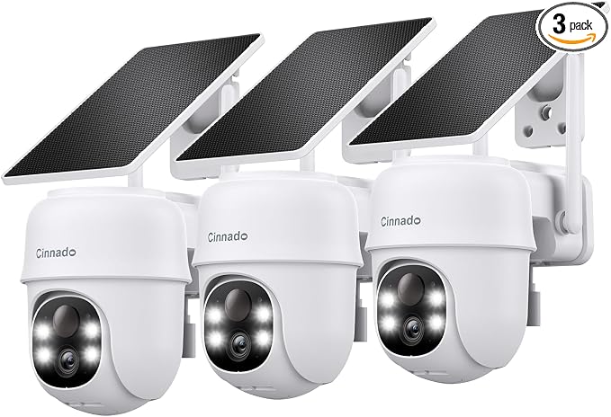 Cinnado 2K Cameras for Home Security-2.4G WiFi Outdoor Camera Wireless by Cinnado