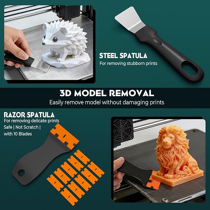 3D Printer Tools Kit, Removal Scraper, Engraving Knife, Wire Cutter - Image 6