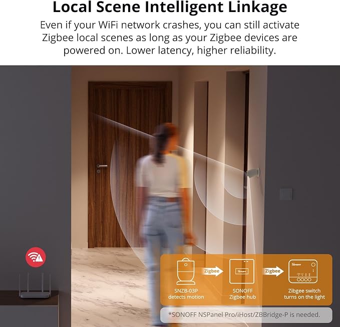 SONOFF SNZB-03P Zigbee Motion Sensor, 3-Year Battery Life, - Image 9