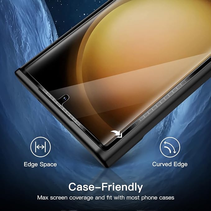 JETech Screen Protector for Samsung Galaxy S23 Ultra 5G 6.8-Inch - Image 7