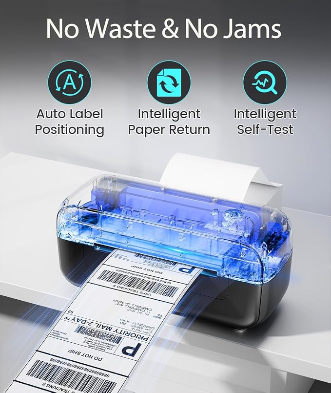 Phomemo Shipping Label Printer- 4x6 Bluetooth Thermal Address Label Printer - Image 8