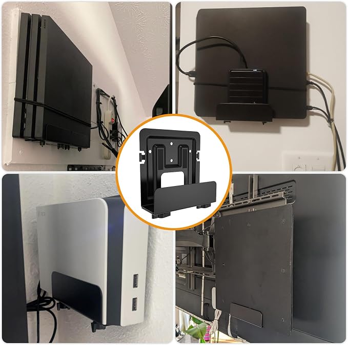 Cable Box Mount, Modem Mount, Adjustable Cable Box Wall Mount Bracket - Image 7