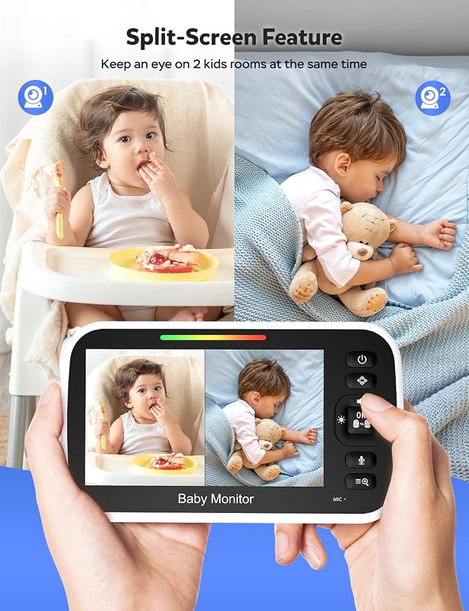 GoodBaby 5" Split Screen Baby Monitor - Image 2