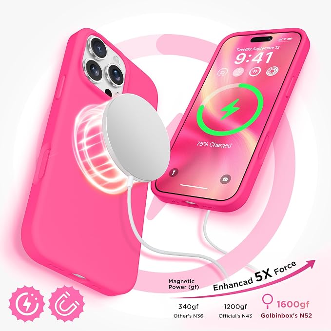 GolbinBox Magnetic for iPhone 16 Pro Case, Compatible - Image 3