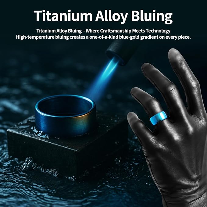 Mirlray Smart Ring for Women & Men, Smart Ring Health Tracker, Blood Oxygen & - Image 5
