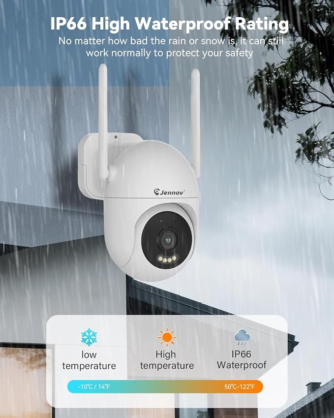 Jennov 5MP Wireless Security Camera System - Image 9