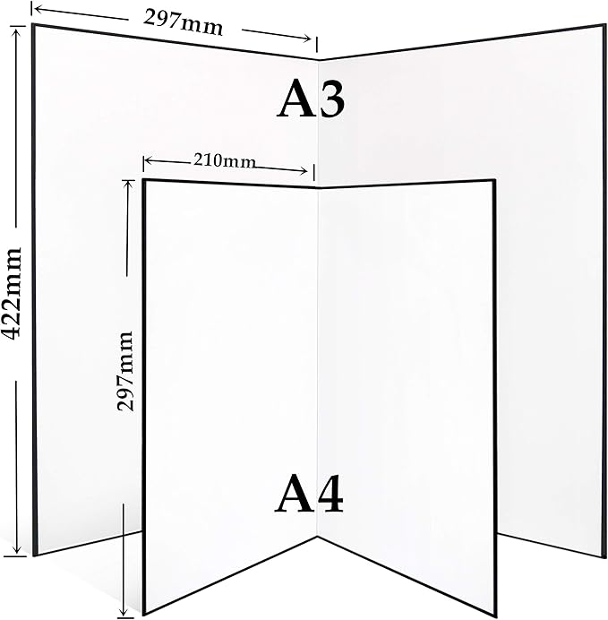 Light Reflector 3 in 1 Photography Reflector Cardboard, A3 Size Folding Light - Image 6