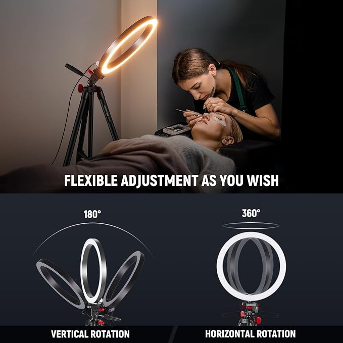 NEEWER Basics 10" Selfie Ring Light - Image 5