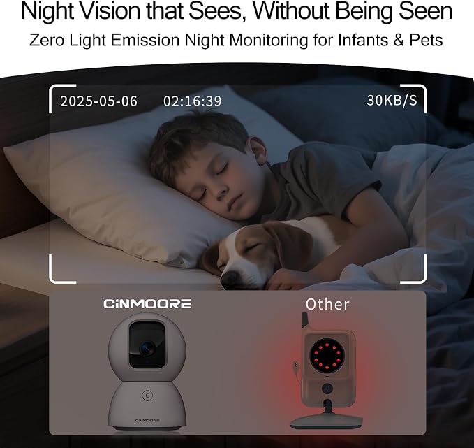 5G Security Camera Indoor 2-Pack, No-Monthly-Fee AI Tracking Facial Recognition - Image 6