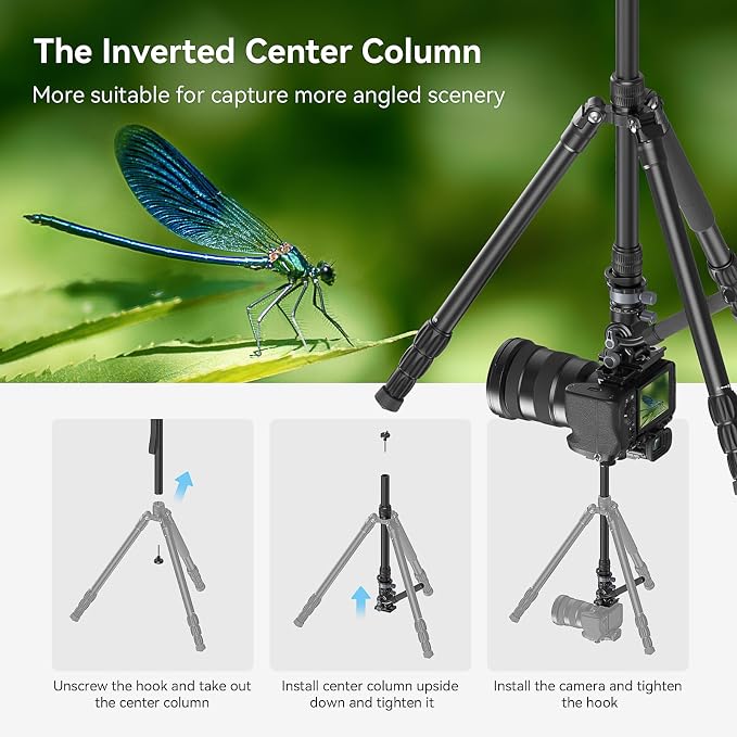 SmallRig CT190 Professional Video Tripod, Monopod Conversion, Video Tripod - Image 9