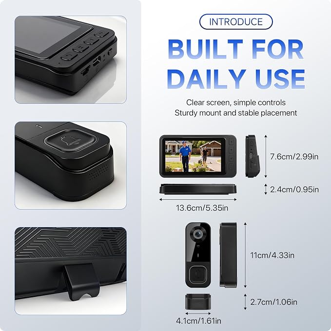 BOKKY Wireless HD Video Doorbell - Image 4