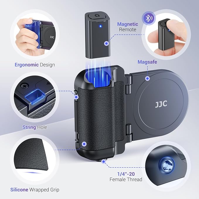 67mm Magnetic Phone Lens Filter Mount + Phone Snap Grip Set - Image 7