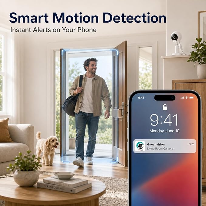 Cameras for Home Security, 3MP Indoor Camera - Image 3