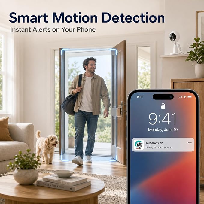 Cameras for Home Security, 3MP Indoor Camera - Image 3