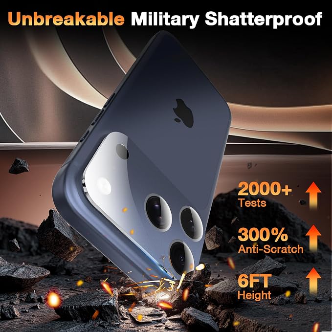 YWXTW [0 Bubbles for iPhone 17 Pro Camera Lens Protector, Full Coverage - Image 3