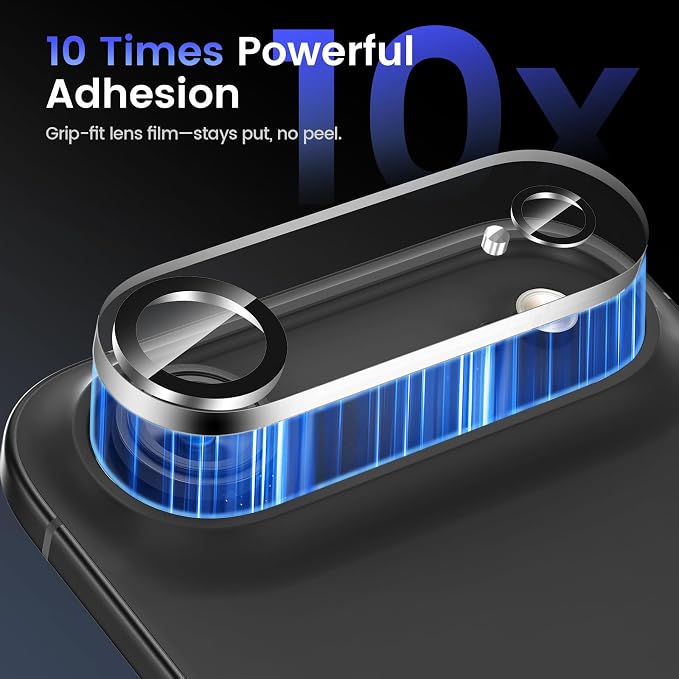 Tensea [3Pcs for iPhone 17 Air Camera Screen Protector, Tempered Glass Film - Image 4