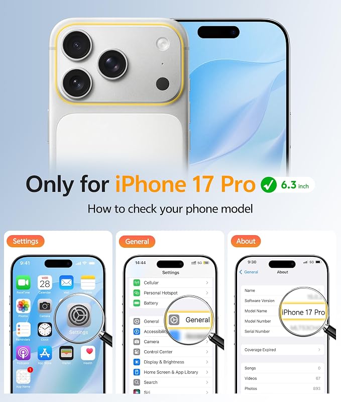FNTCASE for iPhone 17 Pro Case: Translucent Matte Cases - Image 2