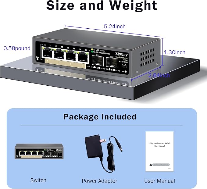 6 Port Unmanaged 2.5G Ethernet Switch - Image 6