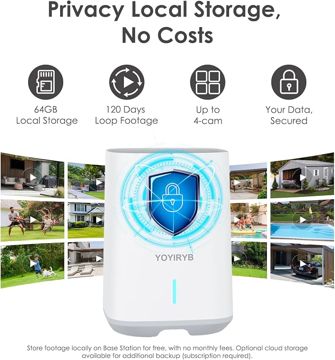 Add-On Security Camera for Base Station System, Expansion Camera Only, Requires - Image 7
