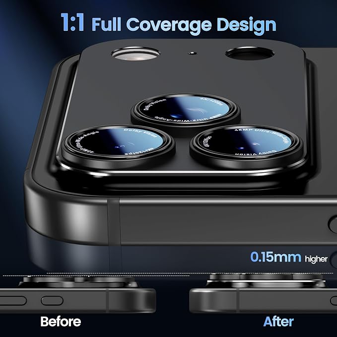 CACOE Camera Lens Protector for iPhone 17 Pro - Image 3