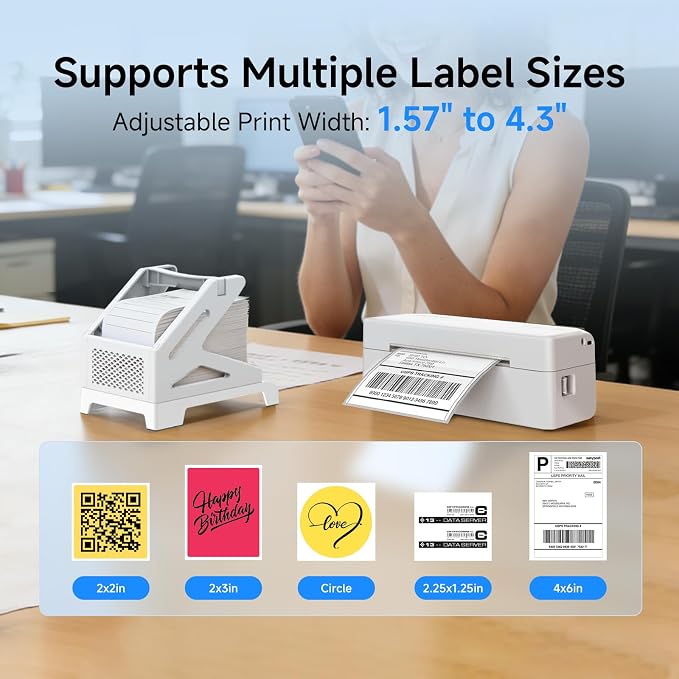 Bluetooth Thermal Label Printer - Image 3