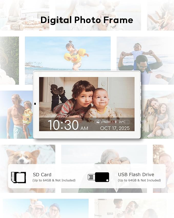Mesqool 10.1" Large Digital Clock - Image 7
