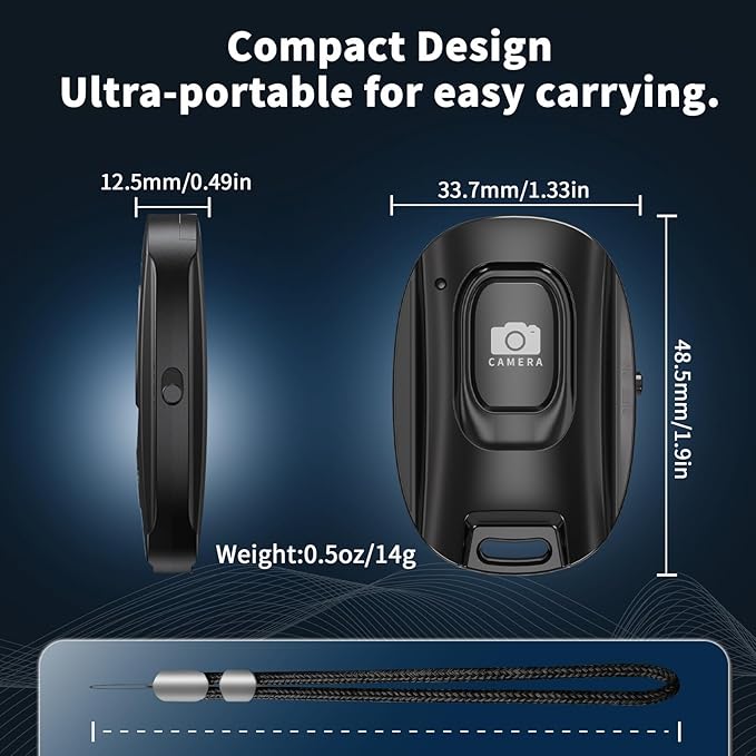 MAIRAN 2 Pack Rechargeable Wireless Camera Remote Shutter - Image 5