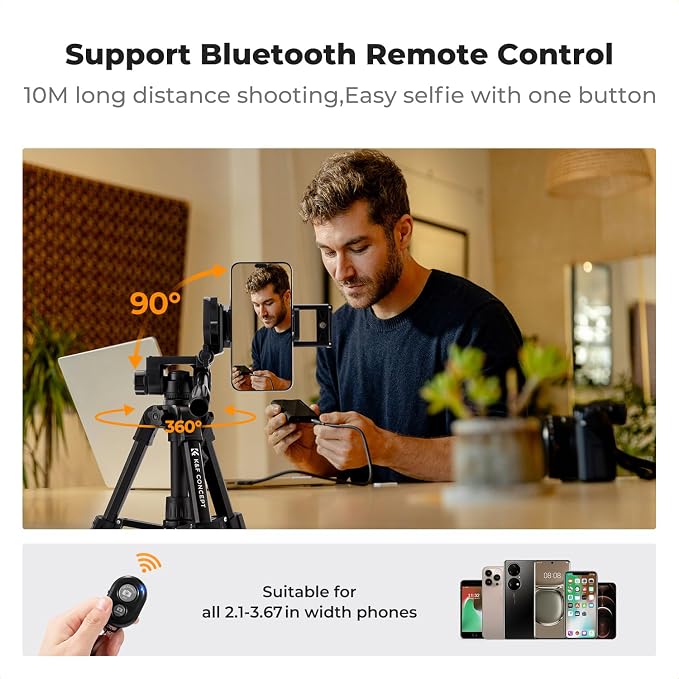 K&F CONCEPT 25" Mini Desk Tripod - Image 8