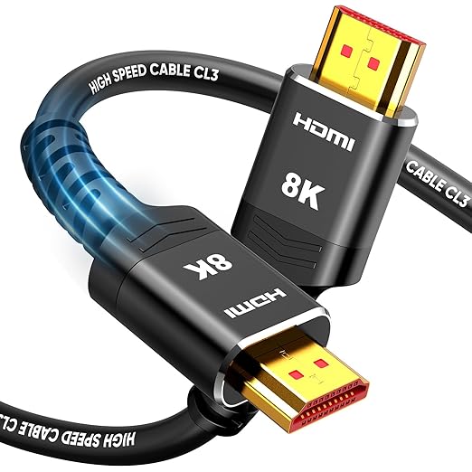 Highwings Short HDMI Cable 2FT/0.7M, HDMI 2.1 Cable Ultra High Speed, Compatible by Highwings