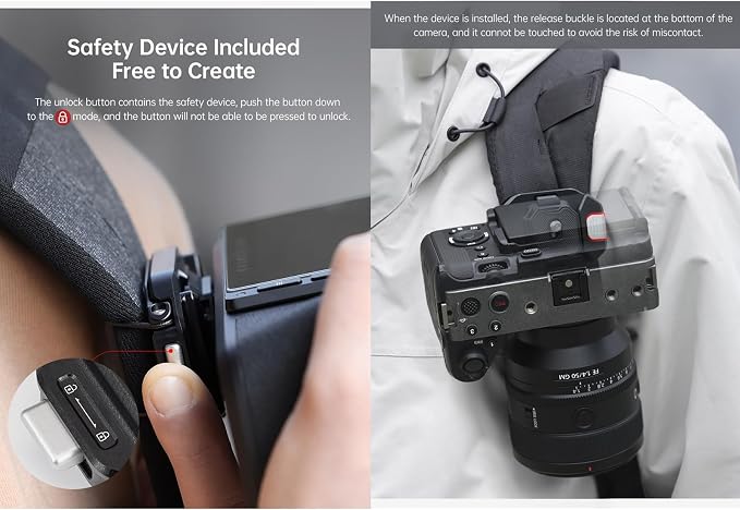 FALCAM F38 Quick Release Backpack Clip V2, Camera Strap Mount - Image 5