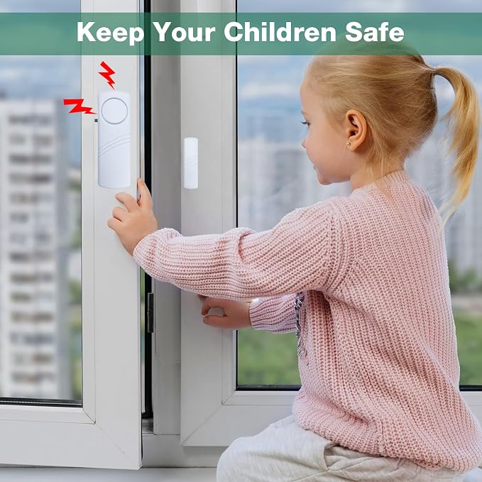 Door Window Alarm, 90DB Door Alarms - Image 2