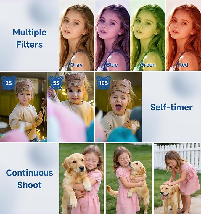 Digital Camera, 44MP FHD 1080P Point and Shoot Digital Camera - Image 4