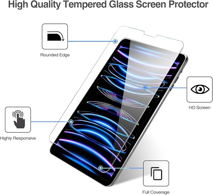 ProCase 2+2 Pack Screen Protector - Image 3