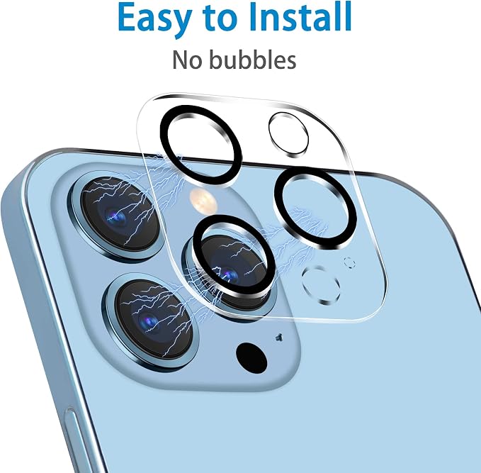 Dengduoduo 3 Pack Tempered Glass Camera Lens Protector - Image 6