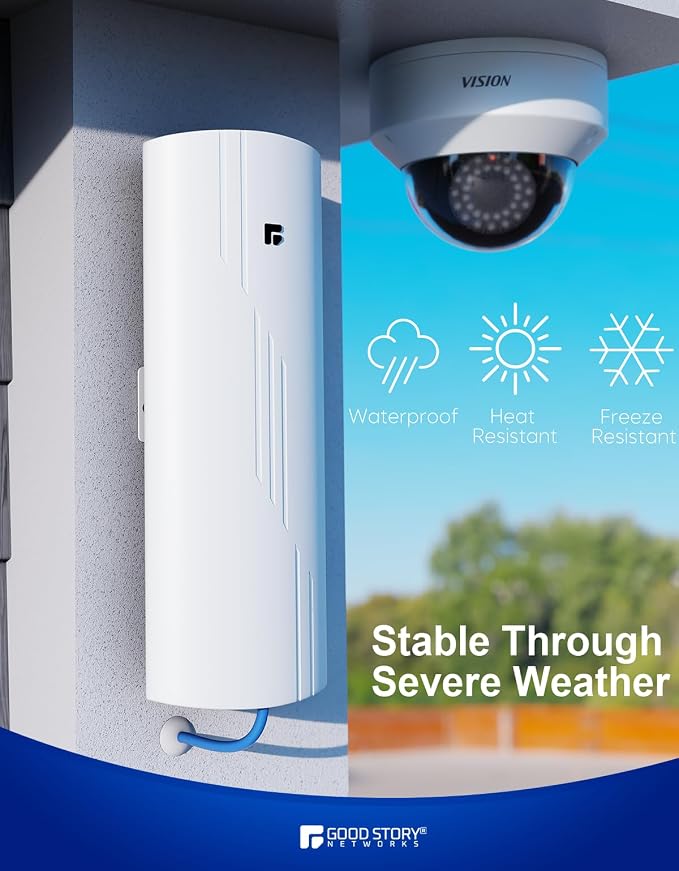Wireless Bridge Point to Point Outdoor WiFi, Wireless Network Expansion Kit - Image 9
