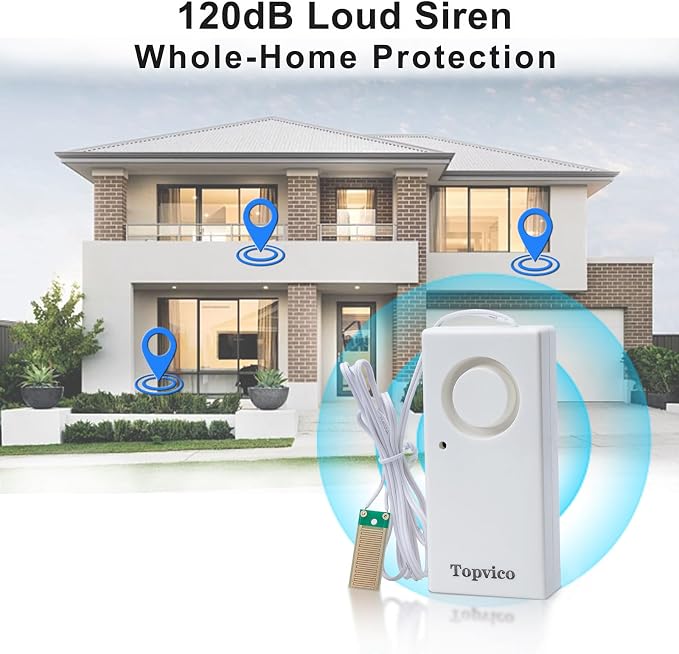 Water Leak Sensor Detector Flood Alarm - Image 7