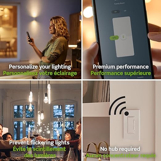 Leviton Decora Smart Dimmer Switch, Works - Image 4