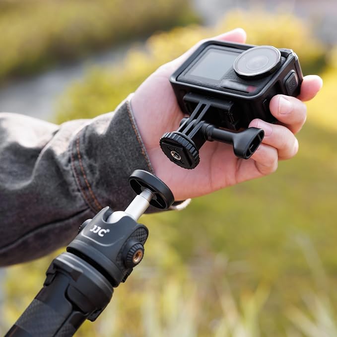 2-in-1 Action Camera Hot Shoe Mount Adapter, Tripod Mount & Cold Shoe Camera - Image 3