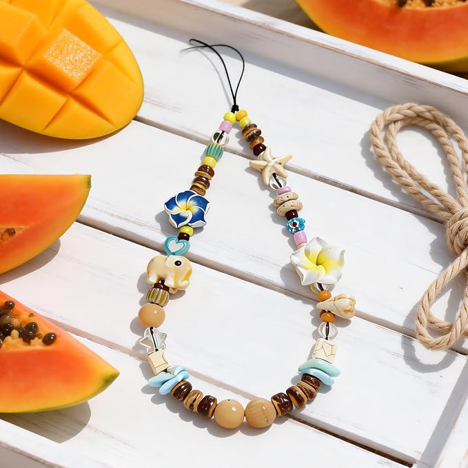 Cute Beaded Camera Wrist Strap for Phone, Digital Camera Charm Lanyard - Image 7