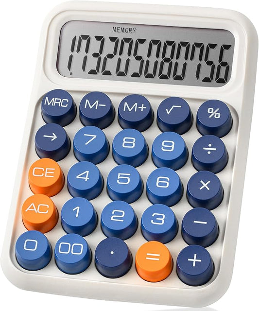 Mr. Pen- Mechanical Switch Calculator, 12 Digit Large LCD Display, Colorful by MrPen