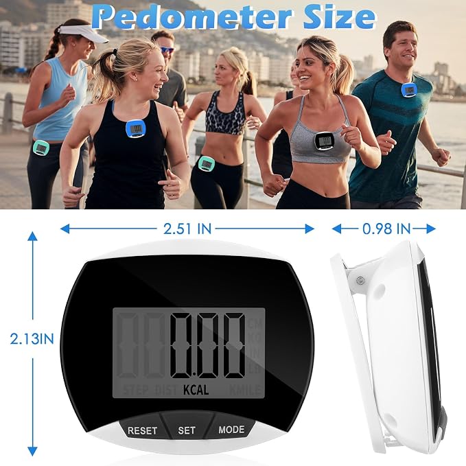 Copkim 9 Pcs Simple Pedometers Bulk - Image 2