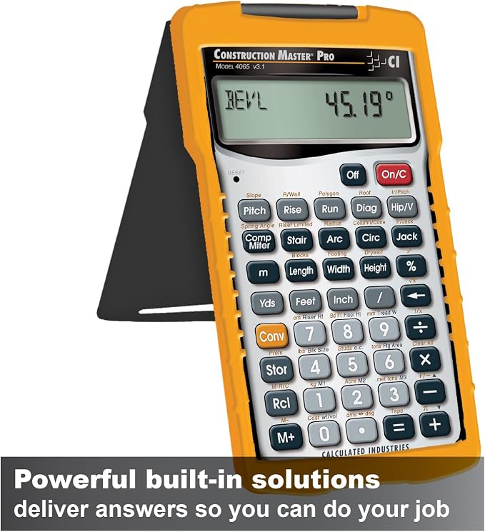Calculated Industries 4065 Construction Master Pro Advanced Construction Math - Image 3