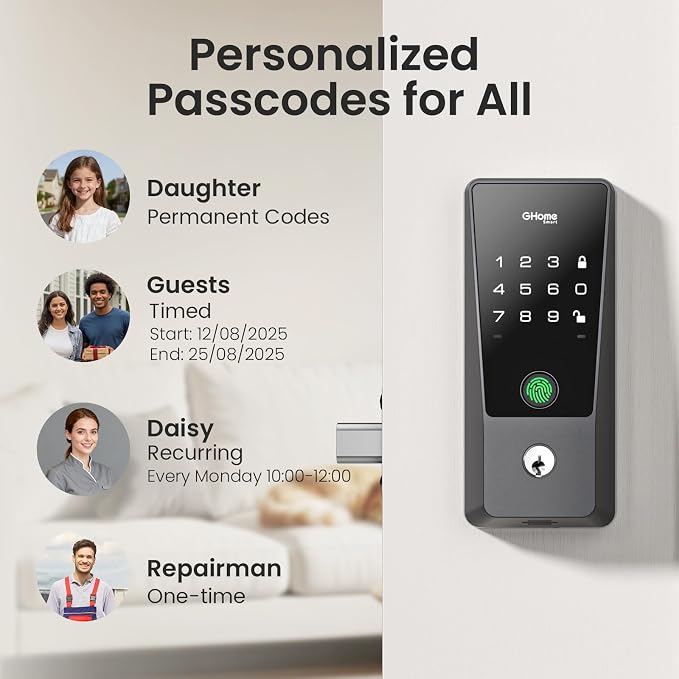 GHome Smart WiFi Deadbolt Locks - Image 5