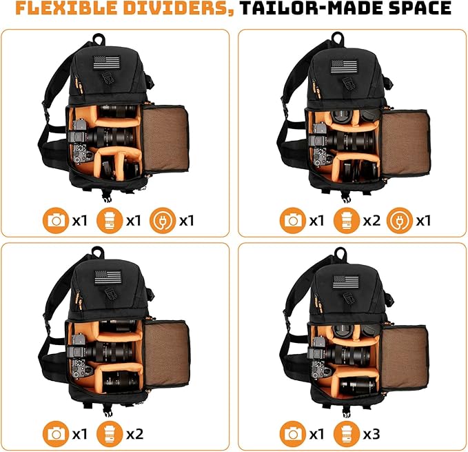 Vogano Camera Sling Bag for Photographers - Image 4